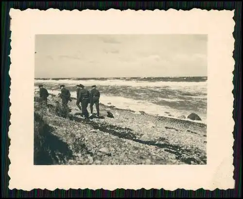 Foto 11x Soldaten Luftwaffe Küste Normandie Frankreich 1940-43