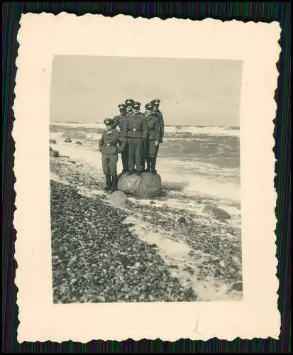 Foto 11x Soldaten Luftwaffe Küste Normandie Frankreich 1940-43