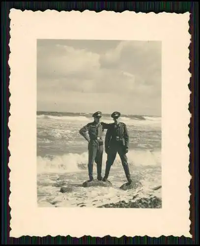 Foto 11x Soldaten Luftwaffe Küste Normandie Frankreich 1940-43