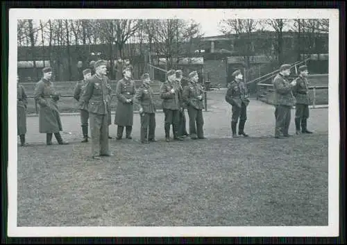 Foto 5x Soldaten Musiker Gesangabteilung im Stadion Kassel in Hessen 1941  