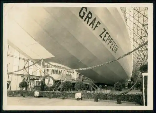 Echt Foto AK - Taufe des LZ 127 - auf den Namen Graf Zeppelin - 1928