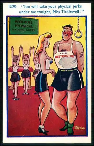 AK - Scherz Humor - You will take your physical jerks under me tonight sexy Dame