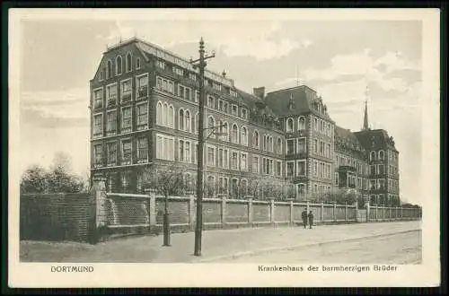 AK - Dortmund - Krankenhaus der barmherzigen Brüder - 1916 Wickede Feldpost gel.