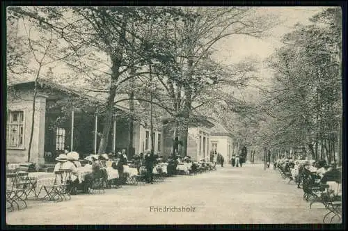 AK Zerbst in Anhalt - Gasthaus im Park Friedrichsholz Biergarten - 1917 Feldpost