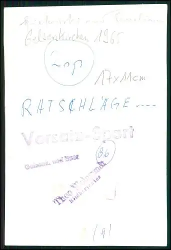 2x Foto u. Autogramkarte Karl-Heinz Spikofski - 1965 in Gelsenkirchen Schalke 04