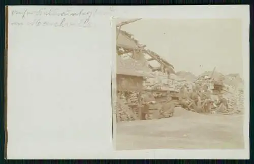 7x Foto 1. WK Weltkrieg Soldaten Einsatz an der Front 1914 - 1918
