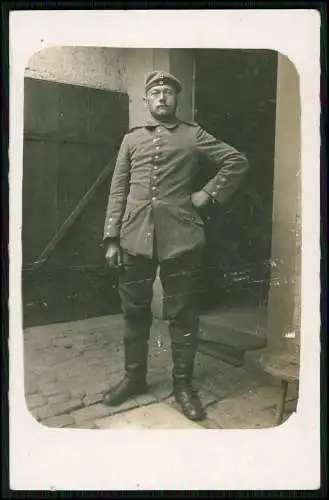5x Foto AK 1. WK - Soldaten an der Front im Einsatz - Portrait u. andere 1914-18
