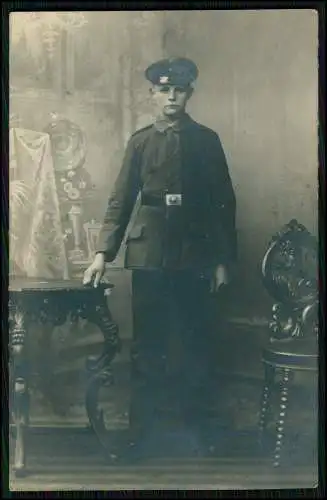 5x Foto AK 1. WK - Soldaten an der Front im Einsatz - Portrait u. andere 1914-18