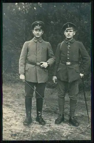 5x Foto AK 1. WK - Soldaten an der Front im Einsatz - Portrait u. andere 1914-18