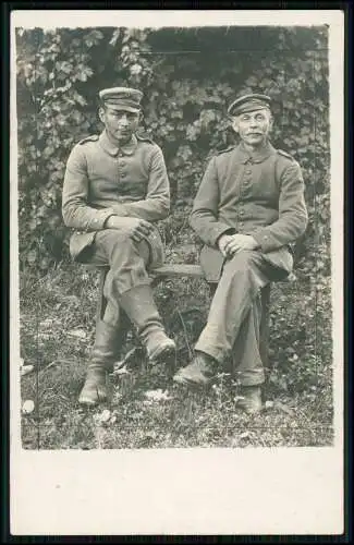 5x Foto AK 1. WK - Soldaten an der Front im Einsatz - Portrait u. andere 1914-18