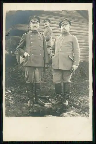 5x Foto AK 1. WK - Soldaten an der Front im Einsatz - Portrait u. andere 1914-18