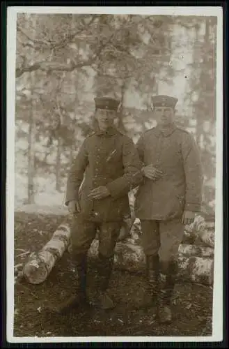 5x Foto AK 1. WK - Soldaten an der Front im Einsatz - Portrait u. andere 1914-18
