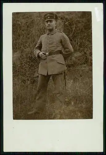 5x Foto AK 1. WK - Soldaten an der Front im Einsatz - Portrait u. andere 1914-18