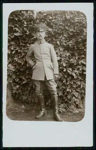 5x Foto AK 1. WK - Soldaten an der Front im Einsatz - Portrait u. andere 1914-18