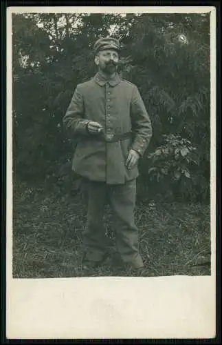 5x Foto AK 1. WK - Soldaten an der Front im Einsatz - Portrait u. andere 1914-18