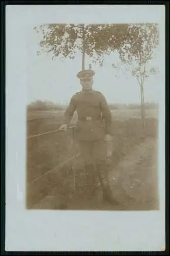5x Foto AK 1. WK - Soldaten an der Front im Einsatz - Portrait u. andere 1914-18