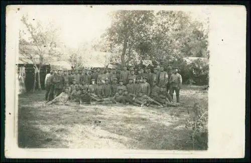 5x Foto AK 1. WK - Soldaten an der Front im Einsatz - Gruppen u. andere 1914-18