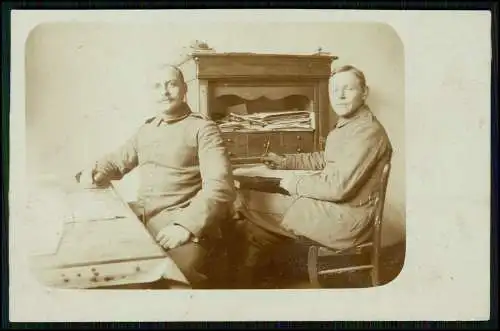 5x Foto AK 1. WK - Soldaten an der Front im Einsatz - Gruppen u. andere 1914-18