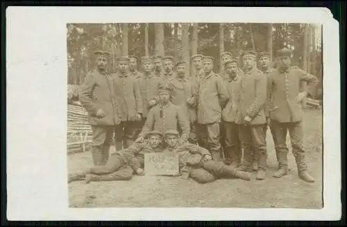 5x Foto AK 1. WK - Soldaten an der Front im Einsatz - Gruppen u. andere 1914-18
