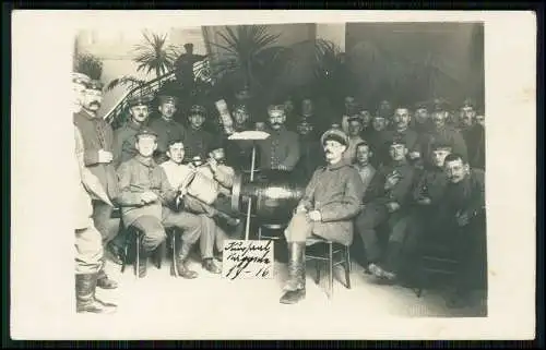 5x Foto AK 1. WK - Soldaten an der Front im Einsatz - Gruppen u. andere 1914-18