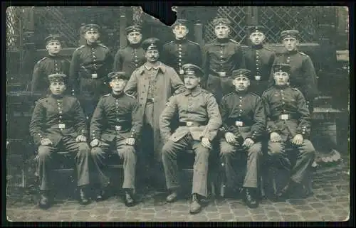 5x Foto AK 1. WK - Soldaten an der Front im Einsatz - Gruppen u. andere 1914-18