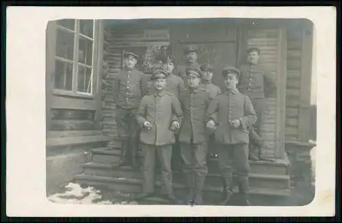 5x Foto AK 1. WK - Soldaten an der Front im Einsatz - Gruppen u. andere 1914-18