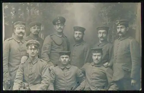 5x Foto AK 1. WK - Soldaten an der Front im Einsatz - Gruppen u. andere 1914-18