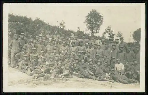 5x Foto AK 1. WK - Soldaten an der Front im Einsatz - Gruppen u. andere 1914-18