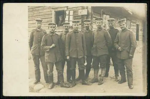 5x Foto AK 1. WK - Soldaten an der Front im Einsatz - Gruppen u. andere 1914-18