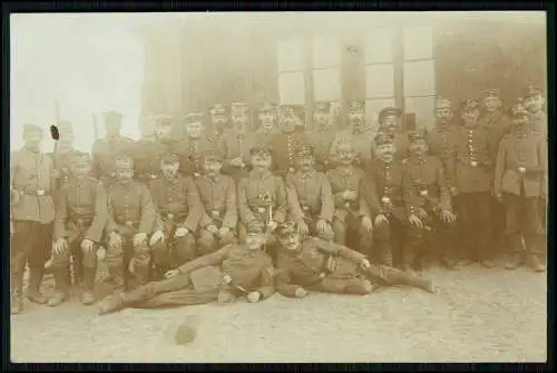 5x Foto AK 1. WK - Soldaten an der Front im Einsatz - Gruppen u. andere 1914-18