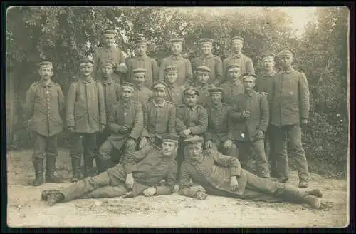 5x Foto AK 1. WK - Soldaten an der Front im Einsatz - Gruppen u. andere 1914-18