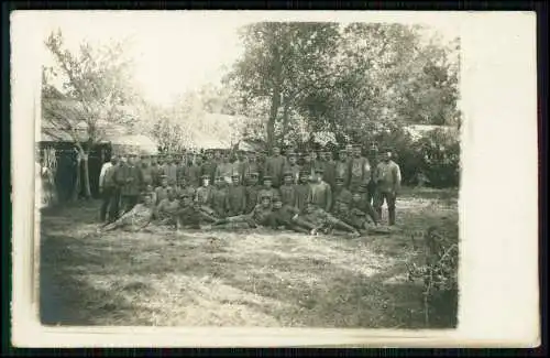 5x Foto AK 1. WK - Soldaten an der Front im Einsatz - Gruppen u. andere 1914-18