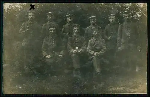 6x Foto AK 1. WK - Soldaten an der Front im Einsatz - Gruppen u. andere 1914-18