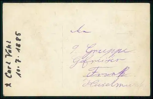 6x Foto AK 1. WK - Soldaten an der Front im Einsatz - Gruppen u. andere 1914-18