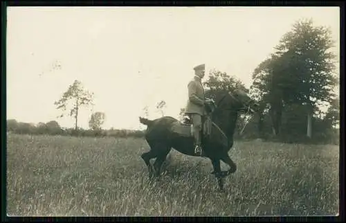 4x Foto AK 1. WK - Soldaten an der Front - mit Pferd im Einsatz - 1914-18