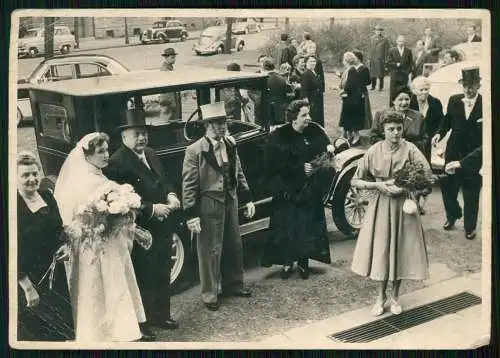 5x Foto - Auto Oldtimer Pkw später Ford T Tudor   Duisburg Düsseldorf Hochzeit