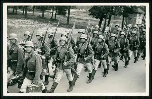Foto AK- Soldaten Wehrmacht Paderborn Neuhaus Bielefeld Truppenübungsplatz Senne