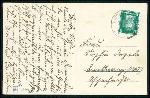 Foto AK - Jordanbad Kuranstalt Kneipp-Heilanstalt bei Biberach an Riß 1928 gel.