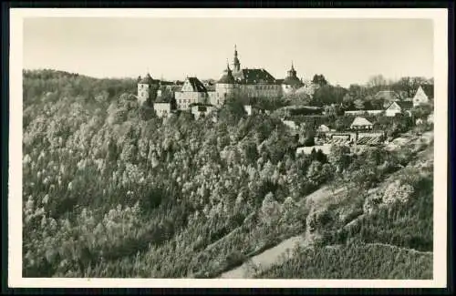 Foto AK - Schloss Langenburg - Residenz Familie Hohenlohe - am Berg des Jagsttal