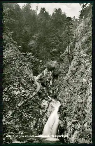 Foto AK- Allerheiligen Büttensteiner Wasserfälle im Schwarzwald - Cekade Cramers