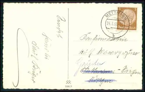 4x Foto AK Glückwunsch Konfirmation - 1939 gel. Mettmann b. Düsseldorf Wuppertal