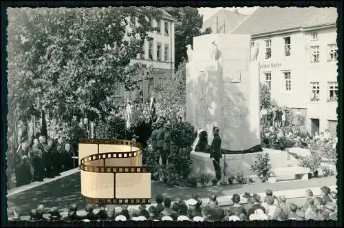 Echt Foto AK 14 x 9 cm - St. Georgen Schwarzwald - Denkmal Einweihung 83-er 1.WK