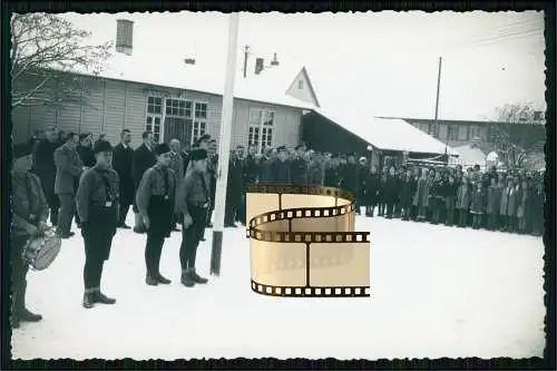 Echt Foto AK 14 x 9 cm - St. Georgen Schwarzwald - Soldaten und Jungs kurze Hose