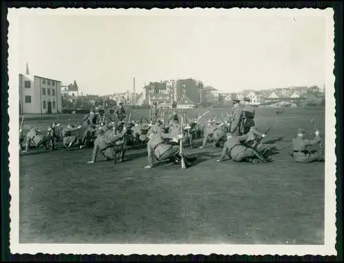 Foto - Warnemünde Rostock - Unteroffiziere Ausbildung mit Karabiner - 1936