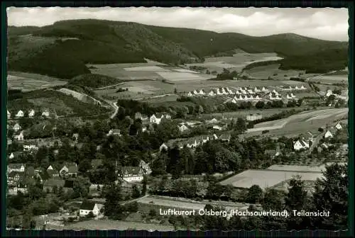 Foto AK - Olsberg im Sauerland - Luftbild Teilansicht der Stadt - Cramers Cekade