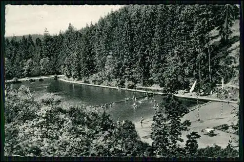AK - Waldschwimmbad Okerteich in Altenau im Harz - 1923 zum Schwimmbad umgebaut