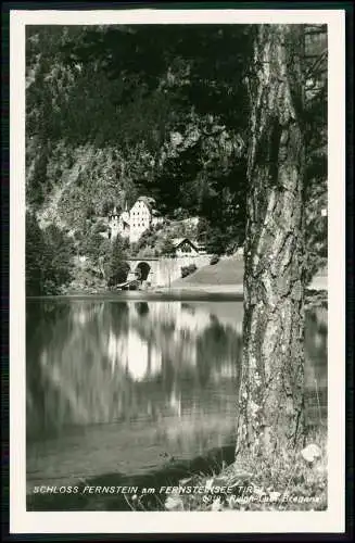 Foto AK -  Schloss Fernstein am Fernsteinsee in Tirol - Österreich Nassereith