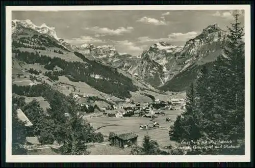 Foto AK - Engelberg mit Rigidalstock weitere Gipfel Rotstock Gemsispiel Hahnen