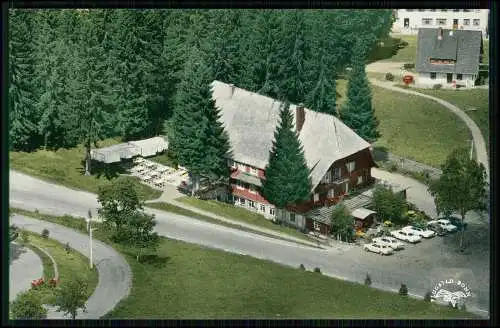 alte Foto AK - Luftbild vom Gasthof Adler - Feldberg-Bärental Altglashütten