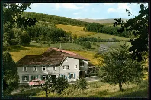 Foto AK Falken-Gesäß Odenwald Beerfelden Hessen Gasthaus Pension Zum Schlawitzer
